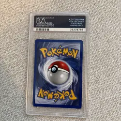Pokemon 1999 Blastoise Base Set 1st Edition Holo PSA 8 Card 2/102 - Image 2