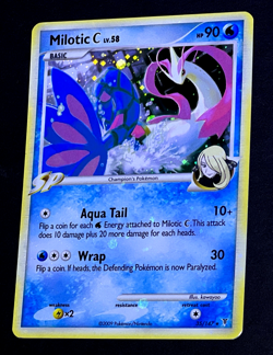 2009 Pokemon MILOTIC C Supreme Victors COSMOS HOLO Bleed Platinum Set Card 5/147 - Image 1