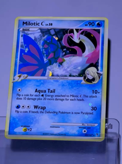 2009 Pokemon MILOTIC C Supreme Victors COSMOS HOLO Bleed Platinum Set Card 5/147 - Image 2