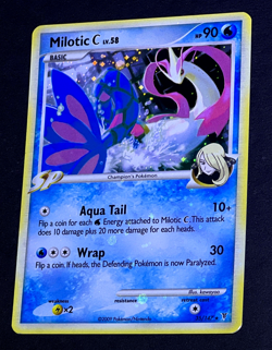 2009 Pokemon MILOTIC C Supreme Victors COSMOS HOLO Bleed Platinum Set Card 5/147 - Image 3