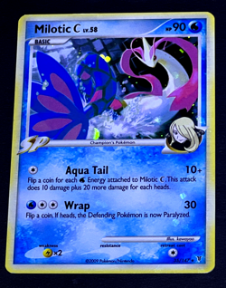 2009 Pokemon MILOTIC C Supreme Victors COSMOS HOLO Bleed Platinum Set Card 5/147 - Image 4