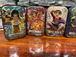 One Piece Card Game Sealed Tins 5 Set Volume 1 & 2 - OP-10 TS-01 & TS-02 OP-13 - Image 2