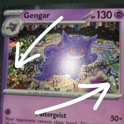 DOUBLE WHOLE SWIRL 🌀 Gengar 094/165 151 Club Cosmos Holo Nintendo Pokemon Card - Image 1