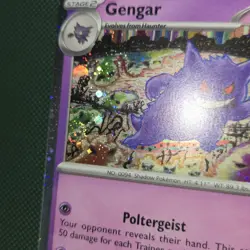DOUBLE WHOLE SWIRL 🌀 Gengar 094/165 151 Club Cosmos Holo Nintendo Pokemon Card - Image 2
