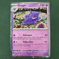 DOUBLE WHOLE SWIRL 🌀 Gengar 094/165 151 Club Cosmos Holo Nintendo Pokemon Card - Image 4