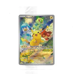 Pokemon Card Pikachu SVP027 Scarlet & Violet Black Star Promo SEALED - Image 1