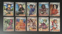 Pokemon Full Art Trainer Lot 10 Cards From Random Sets NM/M. All Cards Shown - Image 1