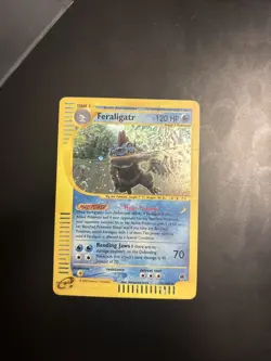 Feraligatr 12/165 Expedition 2002 Rare Holo e-Series Pokemon Card TCG - Image 1