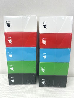 2 Ultra Pro Deck Box 5 Color Pack Bundle Red Blue Green Black White NEW Unopened - Image 4