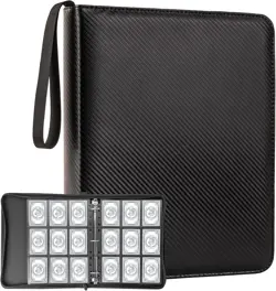 9 Pocket Card Binder,Premium Zip Trading 720 Double Sided Pocket - Image 1