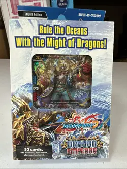 Future Card BuddyFight BFE-D-TD01 Dragon Emperor Of The Colossal Ocean Deck - Image 1