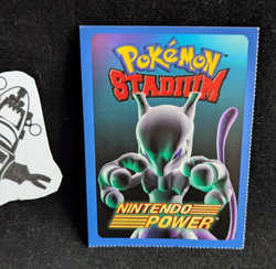 2000 Nintendo Power Pokemon Stadium Mewtwo and Blockbuster Insert Cards - Image 4