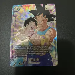 Dragon Ball TCG Card Pan GT 1st Anniversary Set FB03-125 Holofoil Gold Alt - Image 1