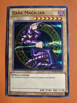 Dark Magician DUSA-EN100 Duelist Saga 1st Edition Holo Card - Image 1