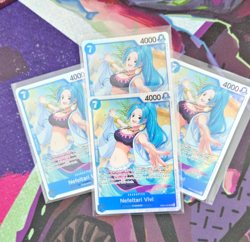 Nefeltari Vivi EB04-025 SR X4 Play Set - One Piece Card Game - Image 1