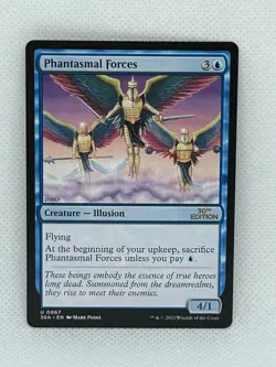 Phantasmal Forces- 30th Anniversary Edition (U 0067) MtG Magic - Mint Pack Fresh - Image 1