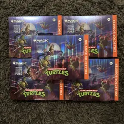 MTG Teenage Mutant Ninja Turtles Collector Booster Pack Magic (5 Boxes!) - Image 1