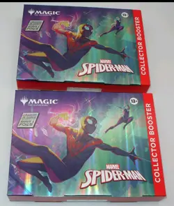Magic: The Gathering - Marvel’s Spider-Man Collector Omega Boxes **LOT OF 2** - Image 1