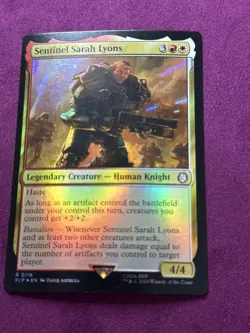 Sentinel Sarah Lyons - Foil Fallout MTG - Image 1