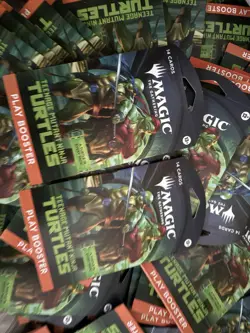 Magic The Gathering Teenage Mutant Ninja Turtles Sleeved Booster 40x New Sealed - Image 1