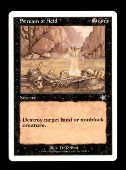 Stream of Acid LP Light Play Starter 1999 MTG [5794] - Image 1