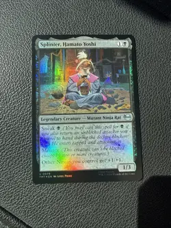 Splinter, Hamato Yoshi #79 Foil TMT Magic MTG Nina Turtles TMNT - Image 1