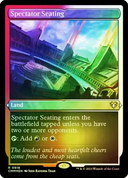 Magic The Gathering MTG SPECTATOR SEATING ETCHED FOIL Commander Masters NM - Image 1