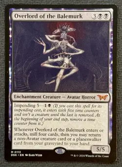 Magic MTG Overlord of the Balemurk Duskmourn: House of Horror Mythic M 0113 NM - Image 1