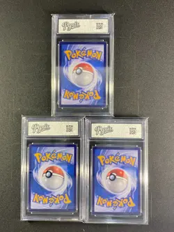 Pokemon 3pc Chinese 151C-134-136 Flareon Vaporeon JolteonGrade10 - Image 2