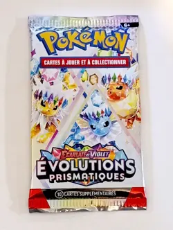 BOOSTER DE 10 CARTES POKEMON EVOLUTIONS PRISMATIQUES EV8.5 FR NEUF SCELLE - Image 1