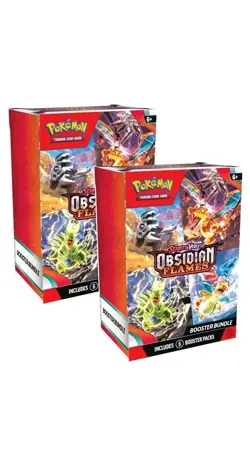 Pokemon Scarlet & Violet Obsidian Flames Sealed Booster Bundle Boxes - Image 1