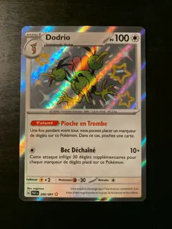 Carte Pokemon : Dodrio 200/091 PAF Destinees de Paldea Francaise - Image 1
