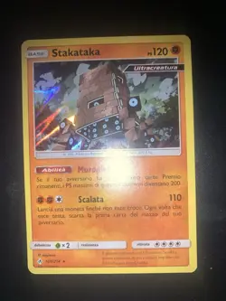 Stakataka 106/214 Italiano Pokemon Legami Inossidabili Ita Holo - Image 1