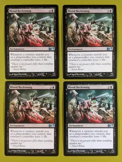 Blood Reckoning x4 Magic 2013 M13 4x Playset Magic the Gathering MTG - Image 1