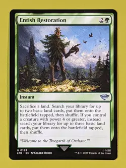 Entish Restoration x1 The Lord of the Rings 1x Magic the Gathering MTG - Image 1