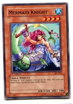Yu-Gi-Oh! Mermaid Knight Common englisch AST-025 Meerjungfrau Ritter - Image 1
