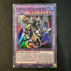 Yu-Gi-Oh! CHIMERA THE ILLUSION BEAST DUNE-EN034 Super Rare 1st Ed. NM (2023) - Image 1