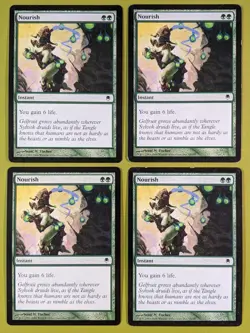 Nourish x4 Darksteel 4x Playset Magic the Gathering MTG - Image 1