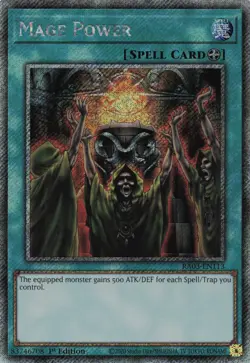 Yugioh Mage Power RA03-EN113 - Platinum Secret Rare - Image 1