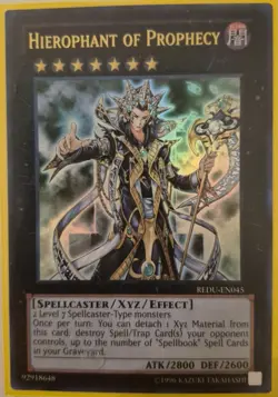 YuGiOh Hierophant of Prophecy Ultra Rare REDU-EN045 Unlimited - Image 1
