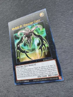 YuGiOh! Number 69: Heraldry Crest BLMM - Error Misprint Name Shift Near Mint - Image 4