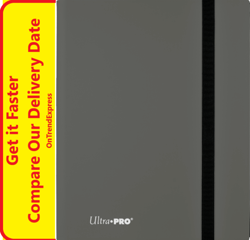 ULTRA PRO ECLIPSE GREY PRO BINDER FOLDER ALBUM 9 18 POCKET Yugioh MTG Pokemon - Image 1