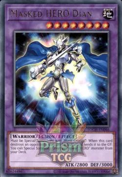Masked HERO Dian rare TOCH-EN046 Yugioh - Image 1