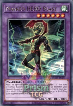 Masked HERO Blast rare TOCH-EN047 Yugioh - Image 1