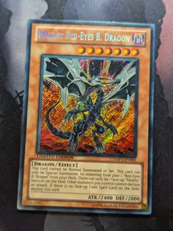 YuGiOh Malefic Red-Eyes B. Dragon Secret Rare YMP1-EN001 - LP - Image 1
