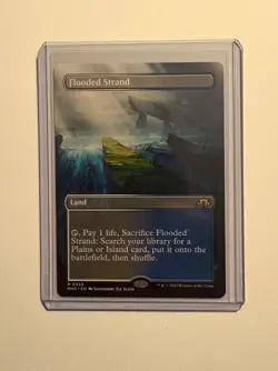 Flooded Strand (Borderless) ~ MTG Modern Horizons 3 ~ NM/M pack fresh - Image 1