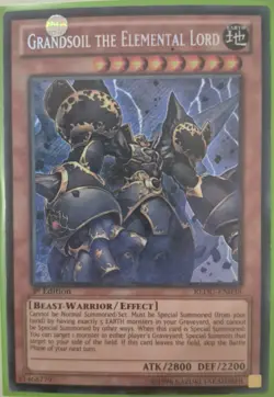 YuGiOh Grandsoil the Elemental Lord Secret Rare 1st Edition REDU-EN038 - Image 1