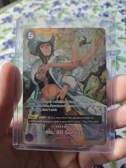 Ms. All Sunday (SP) OP04-064 Wings of The Captain Foil English One Piece TCG - Image 2