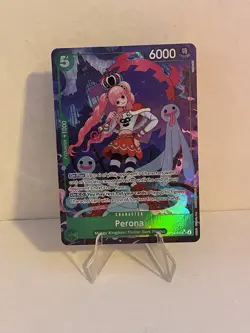 One Piece TCG Perona OP14-033 (Alternate Art) Super Rare The Azure Sea's Seven - Image 1