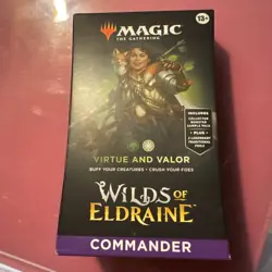 Magic: The Gathering - Wilds of Eldraine Commander Deck Virtue And Valor Sealed - Image 1